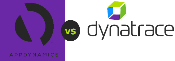 AppDynamics vs Dynatrace logos